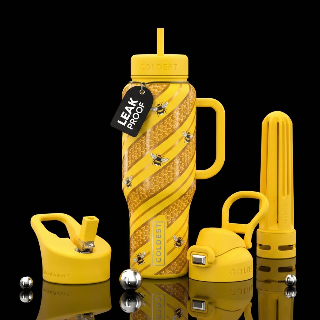 Bumble Bee water bottle design