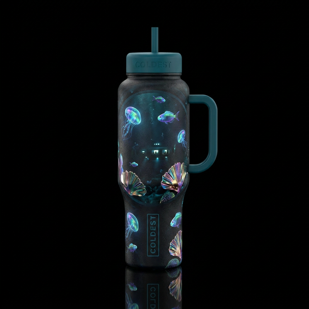Under The Sea water bottle design