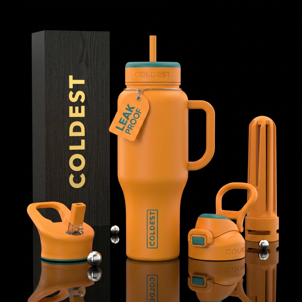 Put me in Coach, summer, sunset, vibrant water bottle design