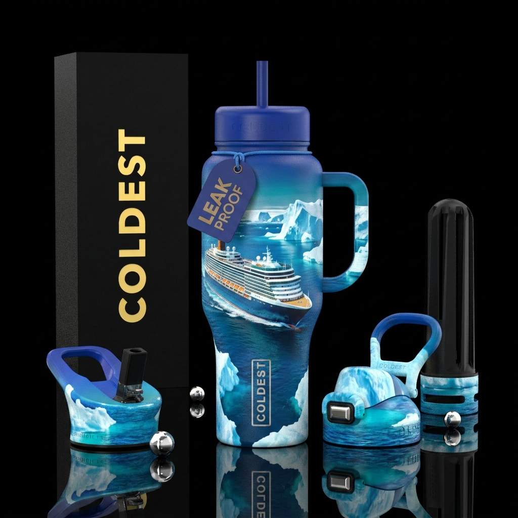 Cruise Fun water bottle design