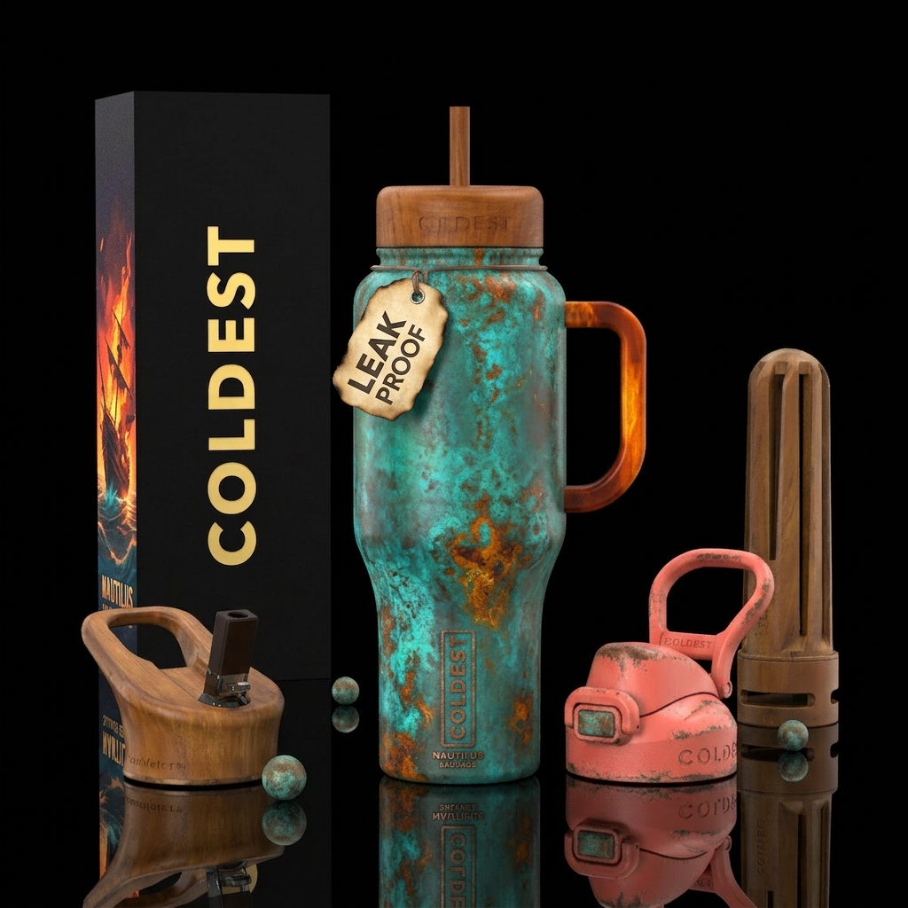 shipwreck water bottle design