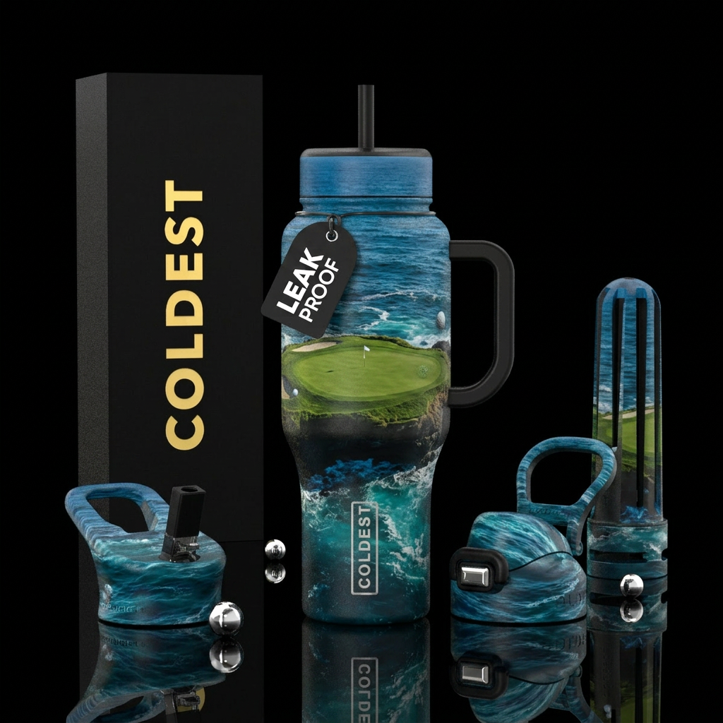 Golf water bottle design