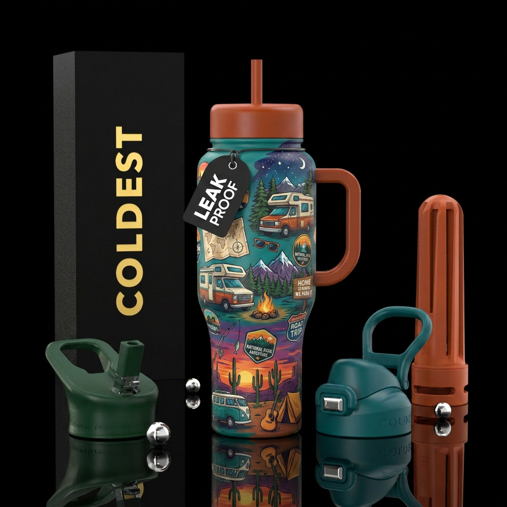 RV Life water bottle design