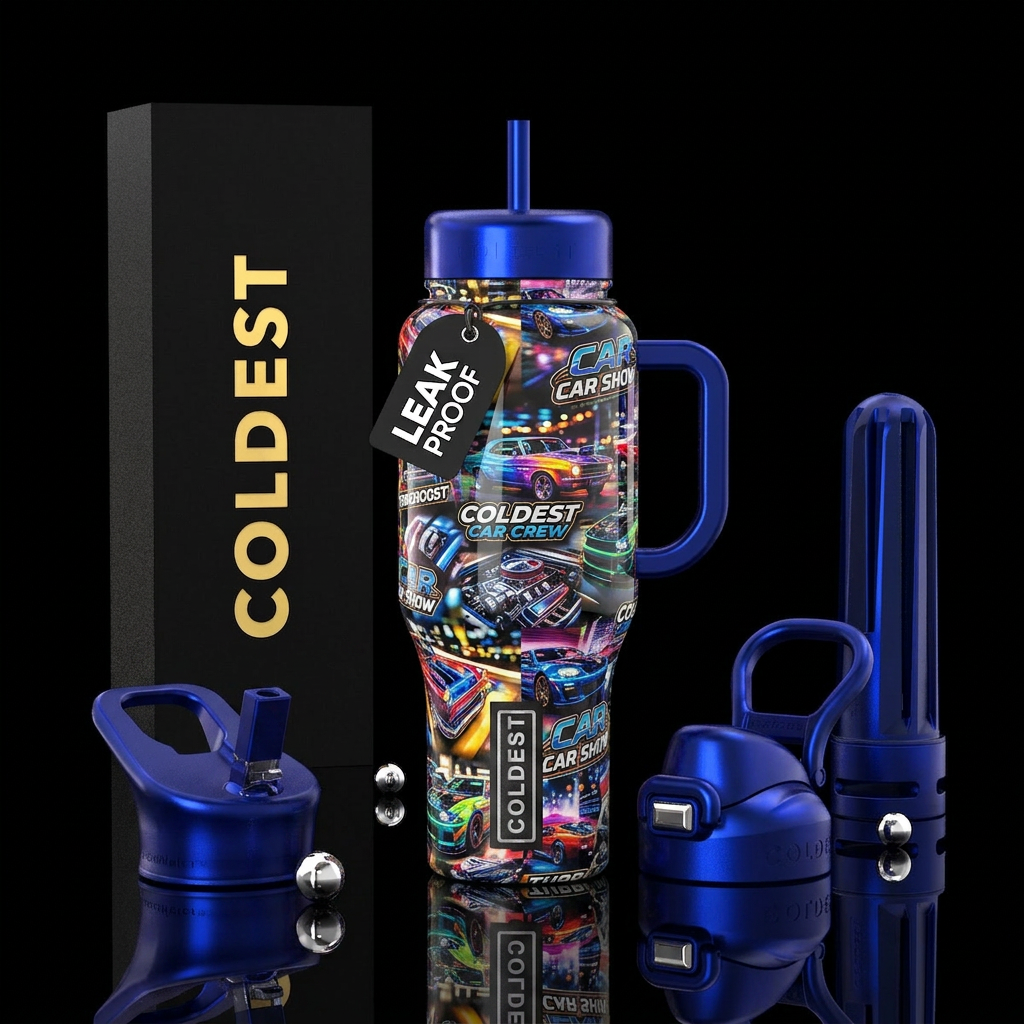 Car show water bottle design