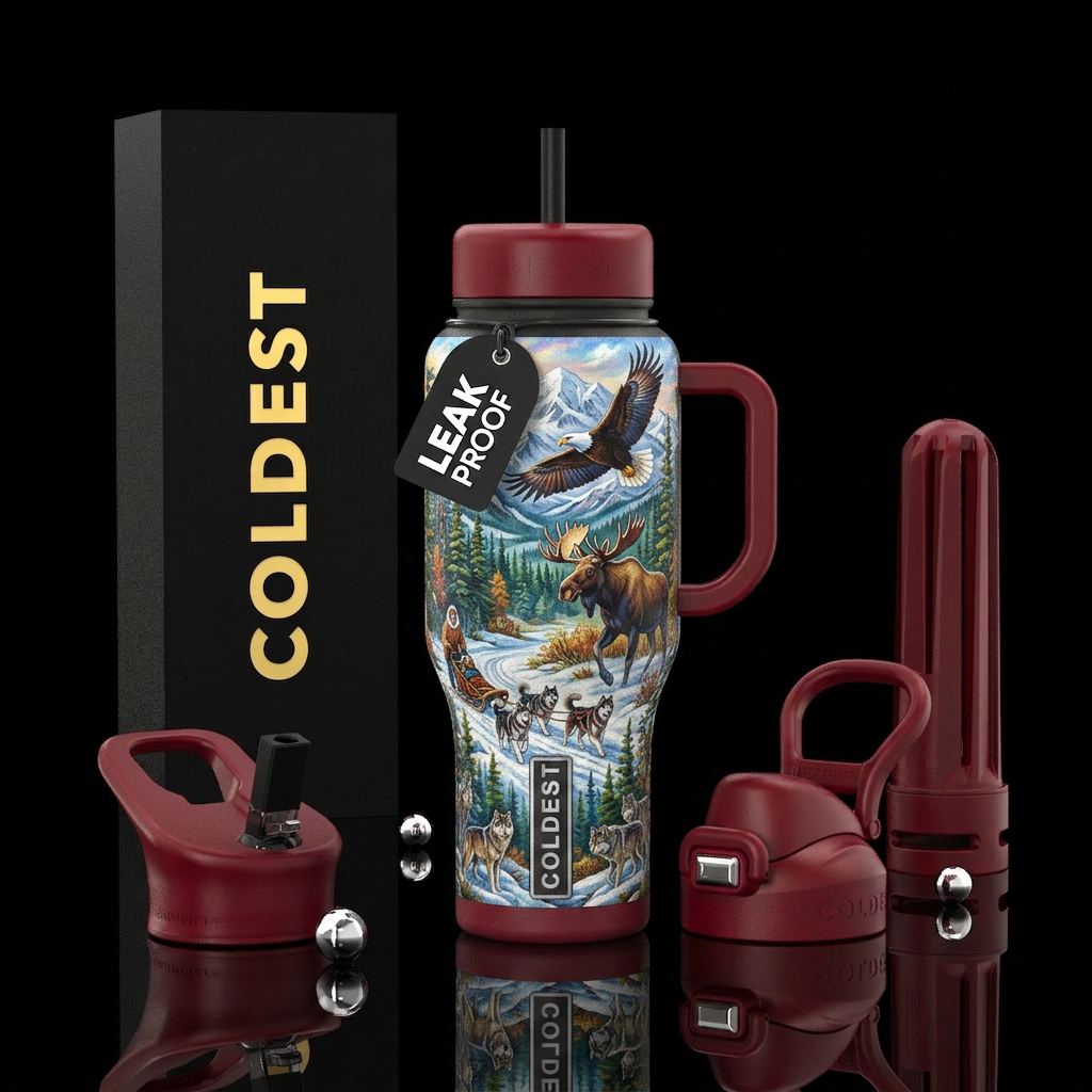 Alaska water bottle design