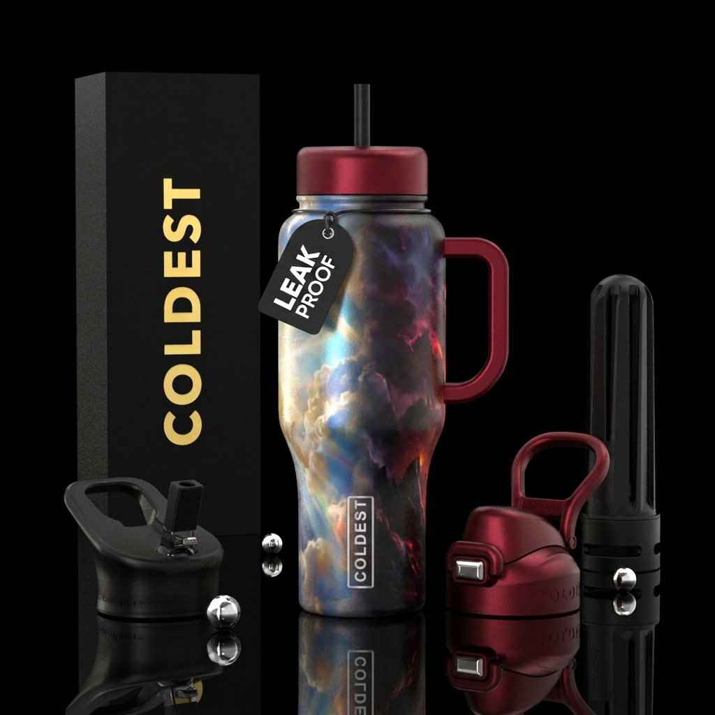 Good vs Evil water bottle design