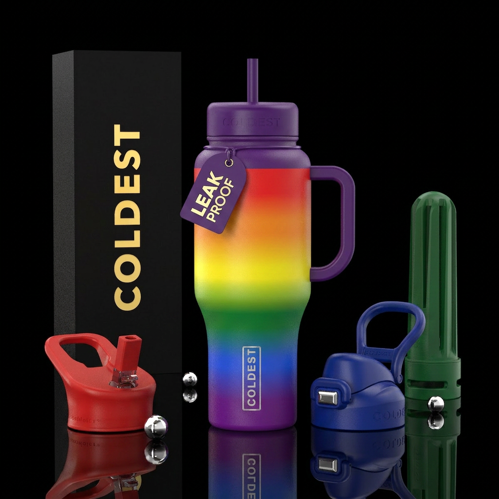 Pride month water bottle design