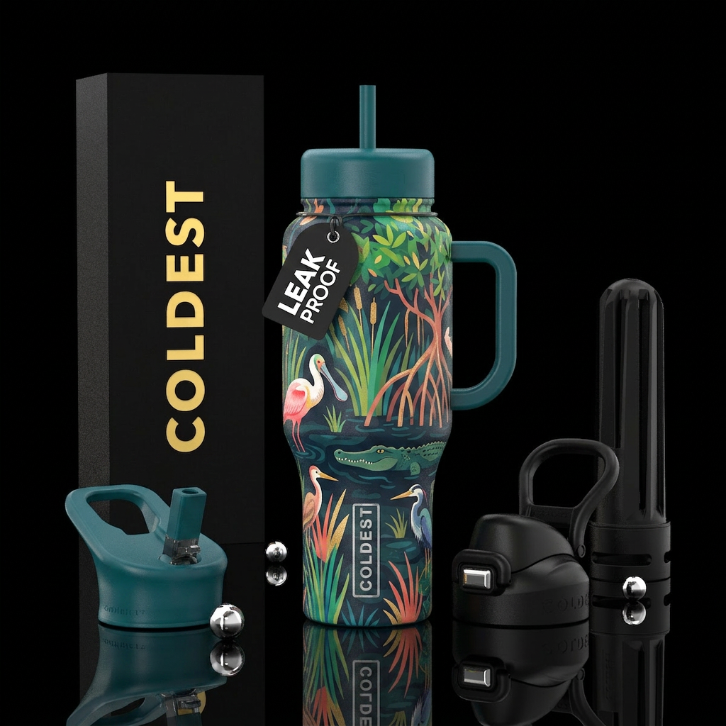 US National Park series: Everglades water bottle design