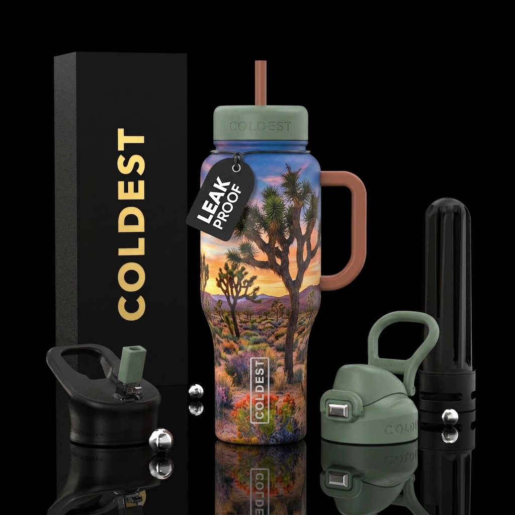 US National Park series: Joshua Tree water bottle design