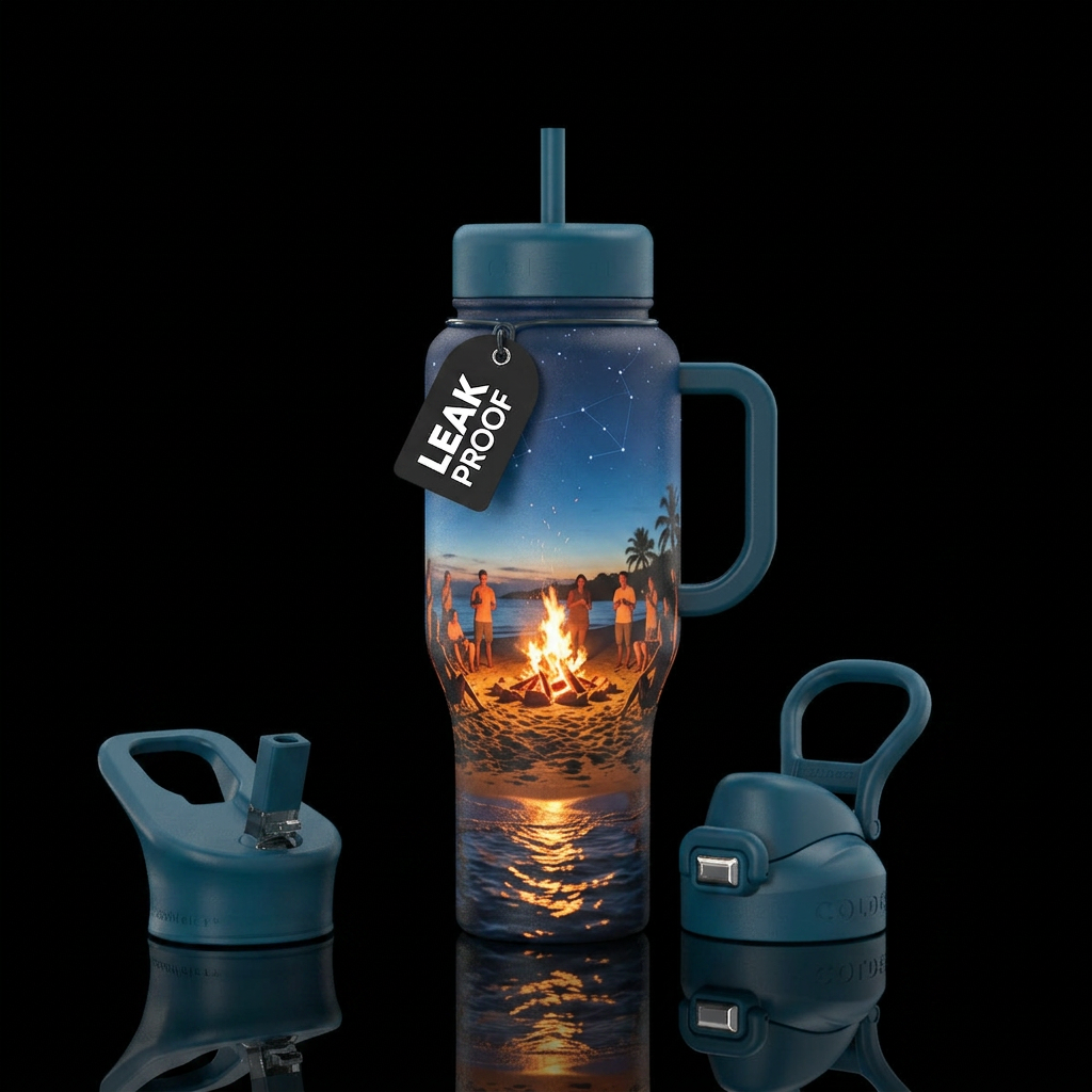 Roller boogie water bottle design