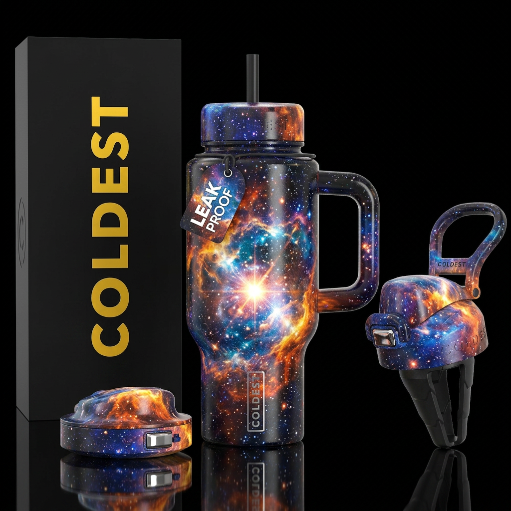 Supernova water bottle design