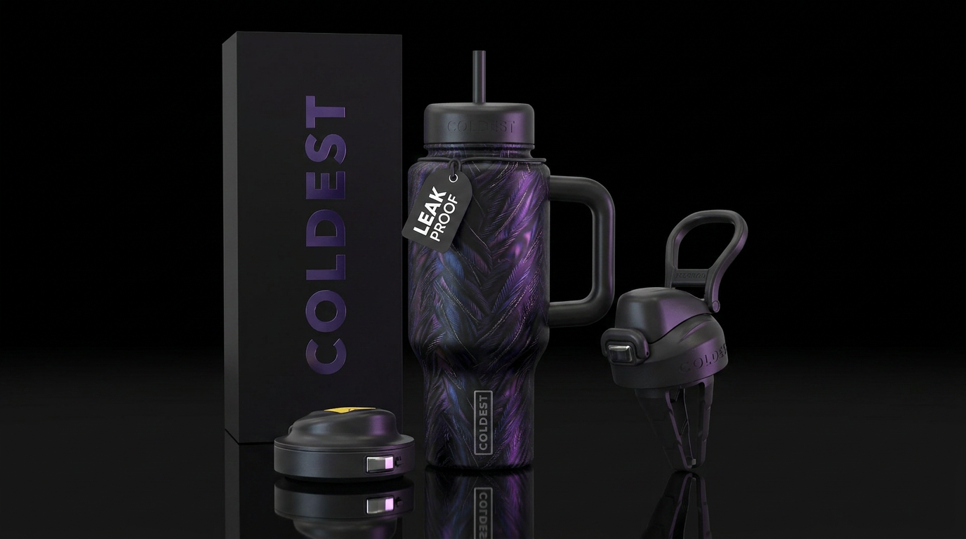 The corrugated phantom queen water bottle design