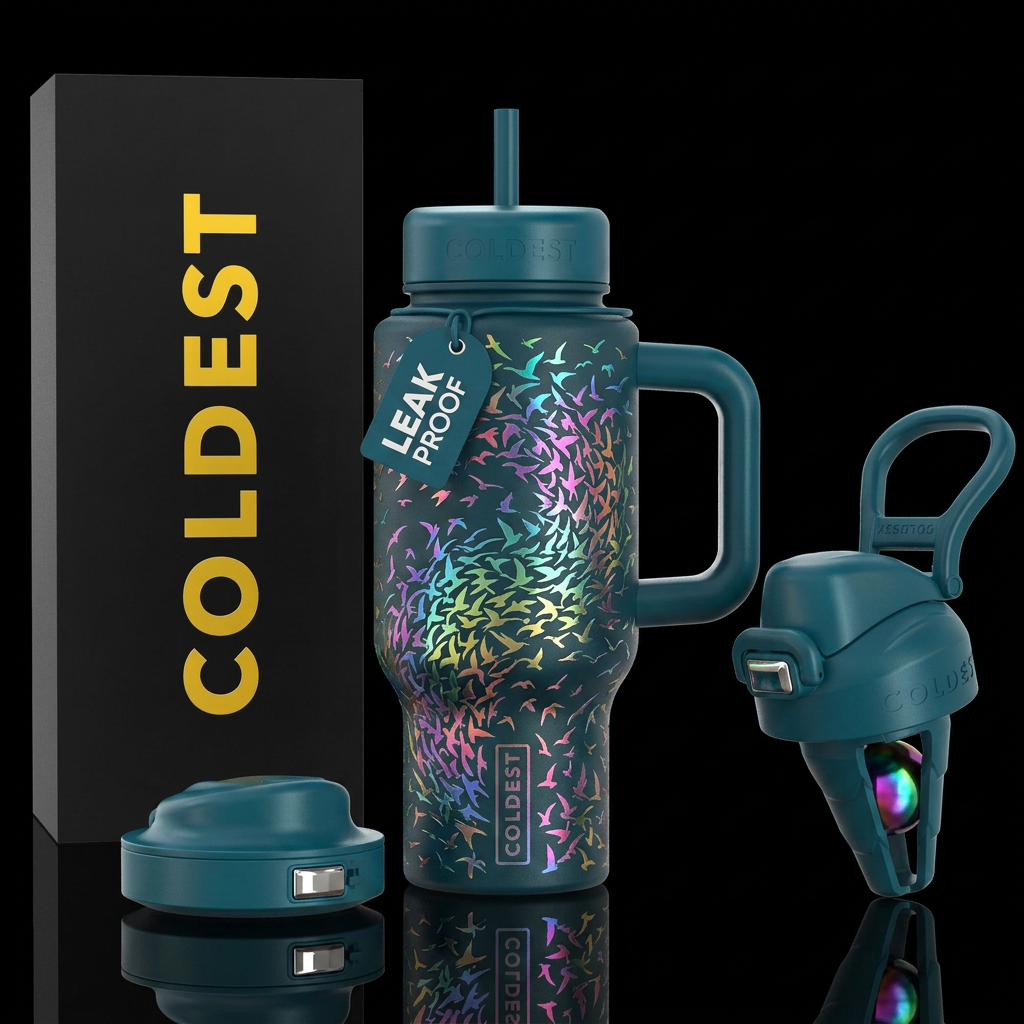 Murmuration water bottle design