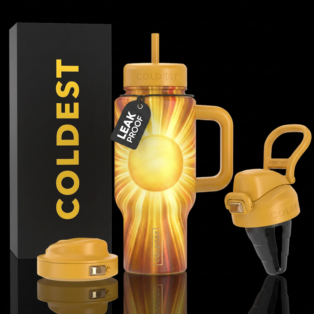 Sunbeam water bottle design