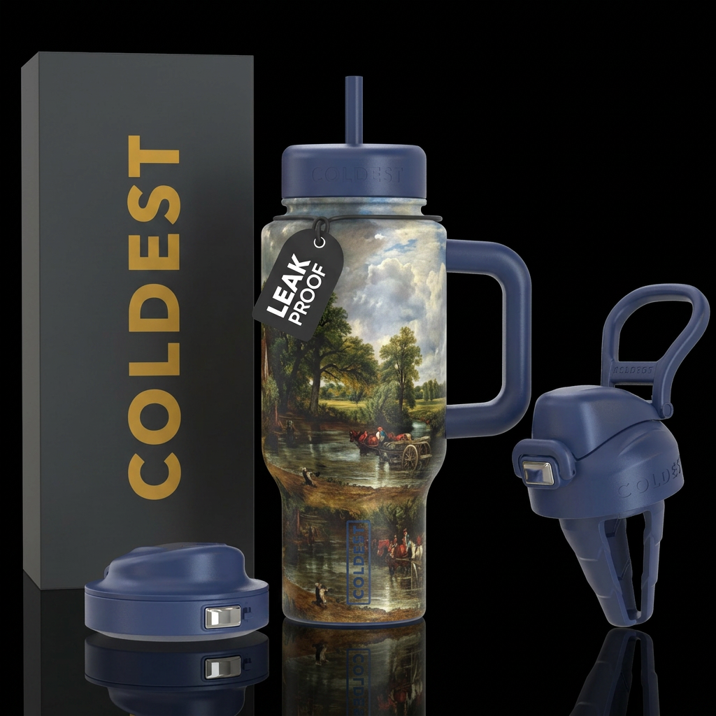 Hay wain by John constable water bottle design