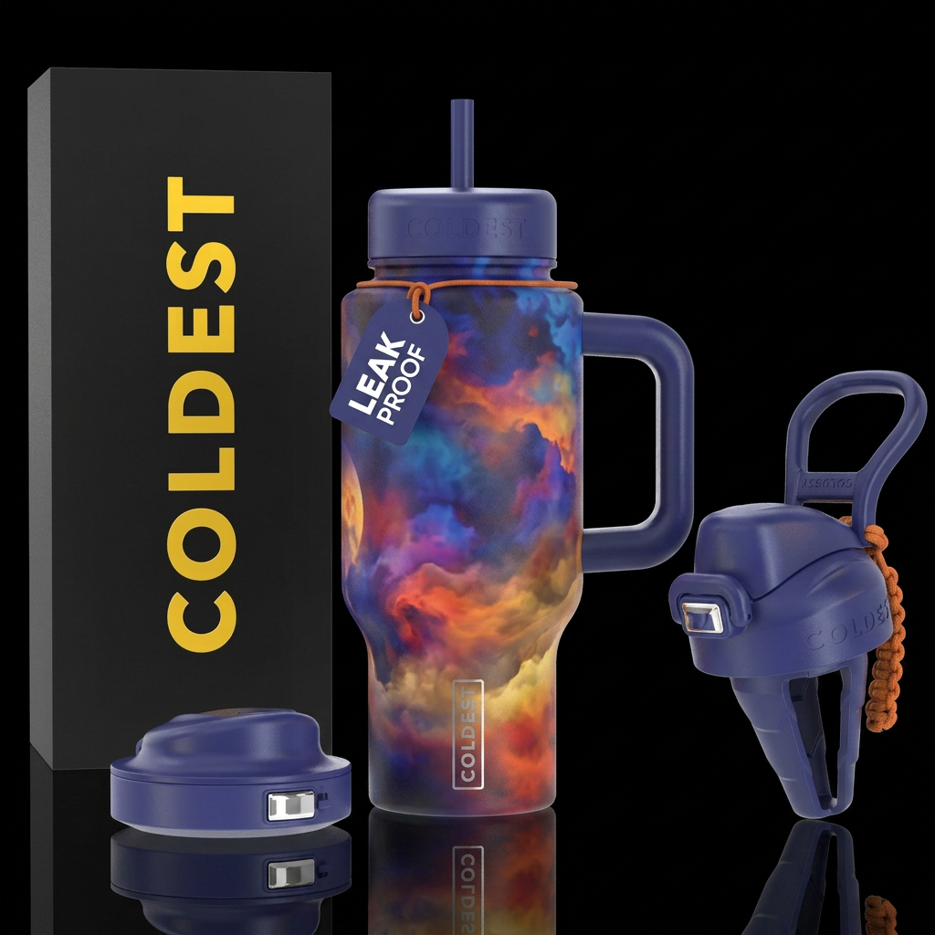 Harvest moon haze water bottle design