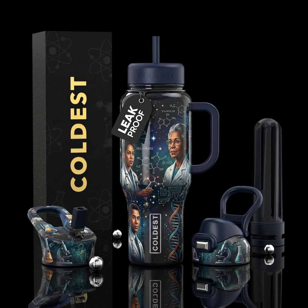 American's in science water bottle design