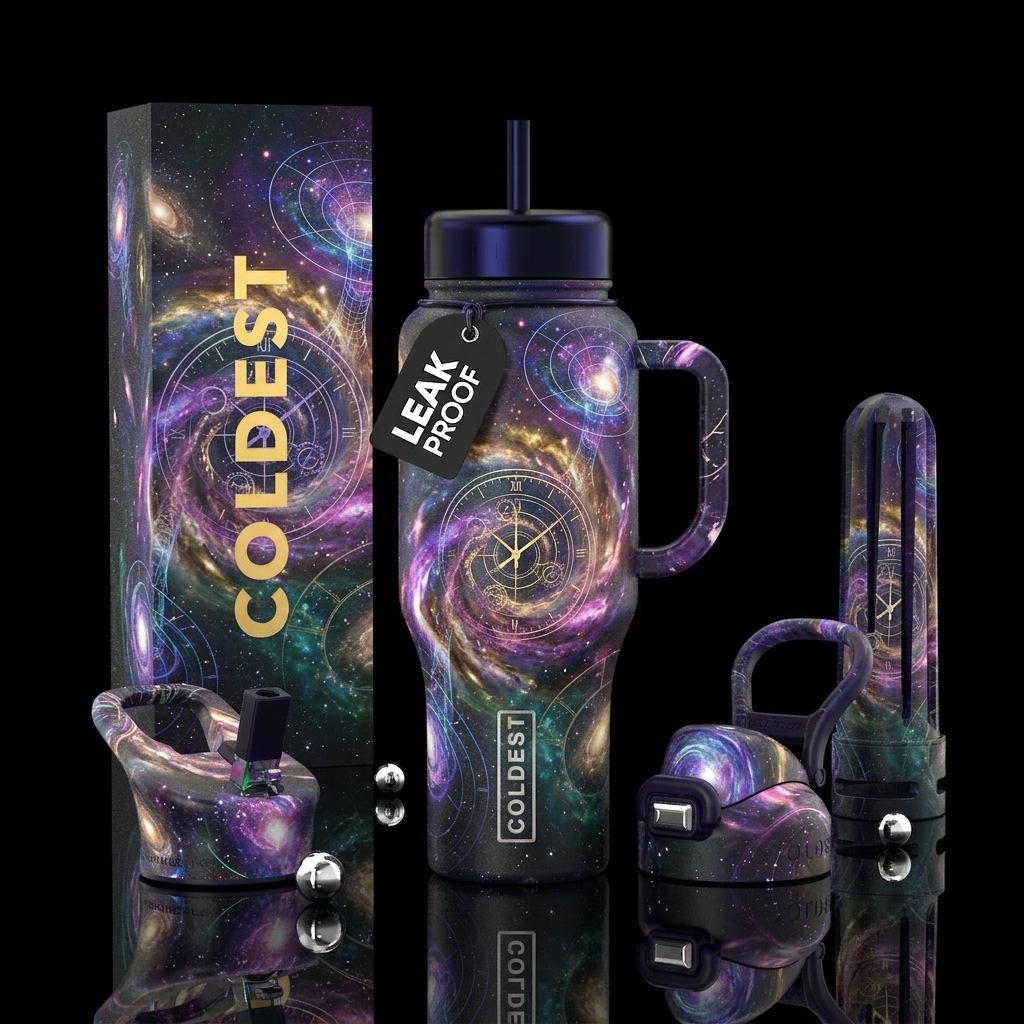 Space and time water bottle design