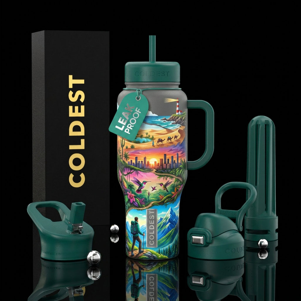 Tell me a story water bottle design
