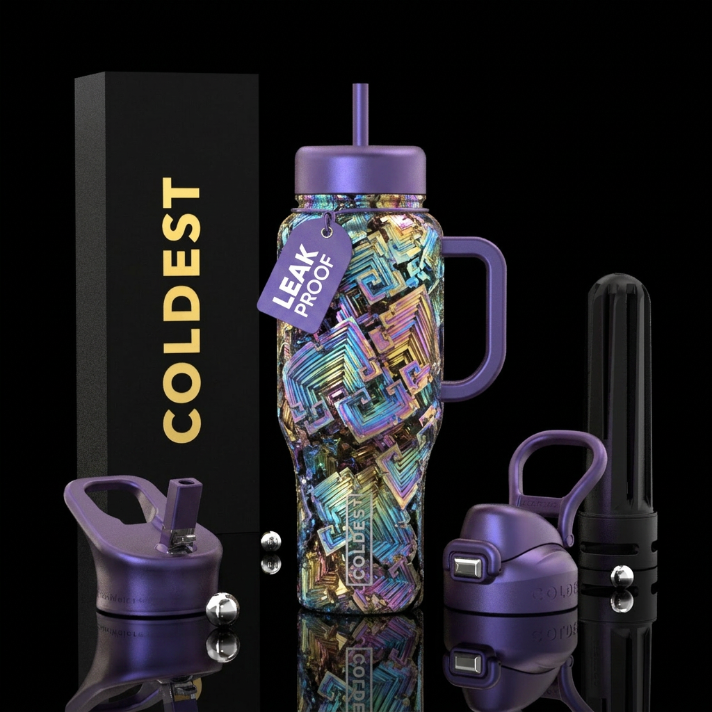 Bismuth water bottle design