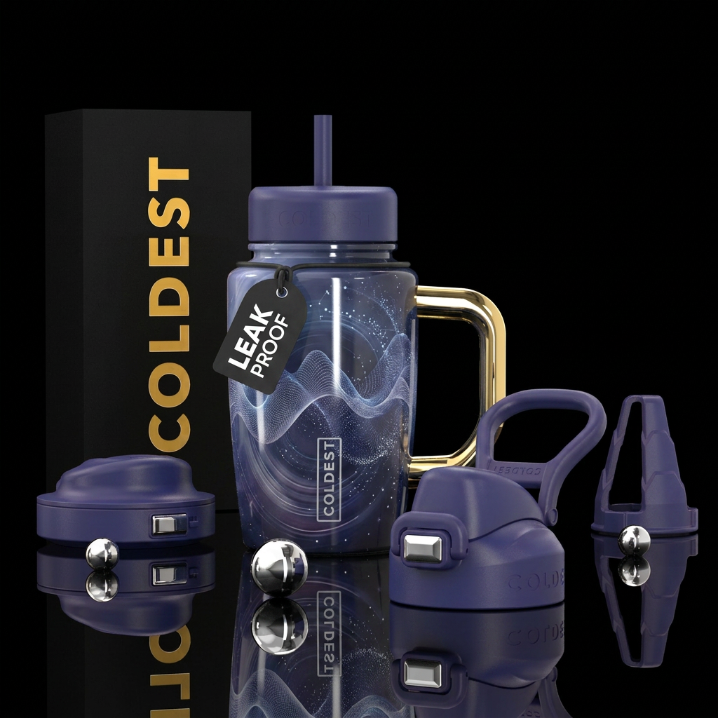 Sound of silence water bottle design