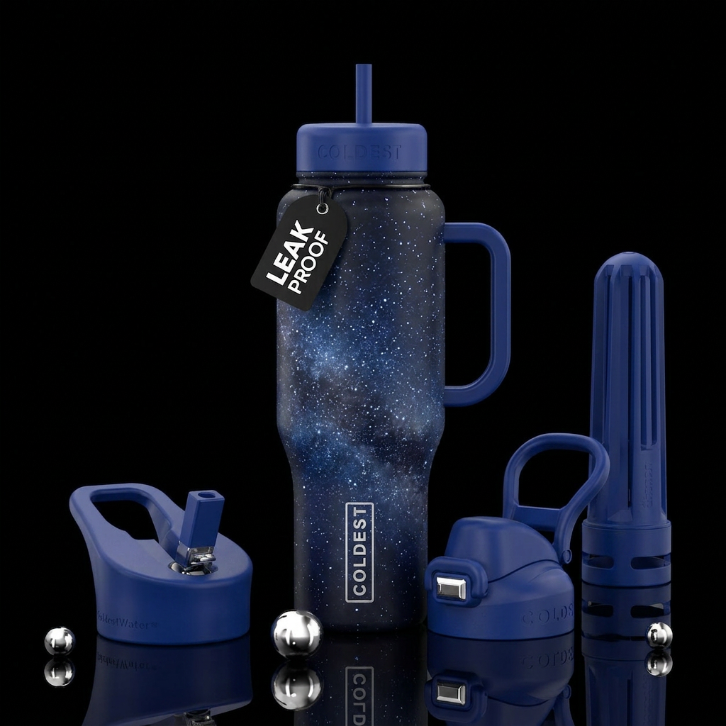 Night of a thousand stars water bottle design
