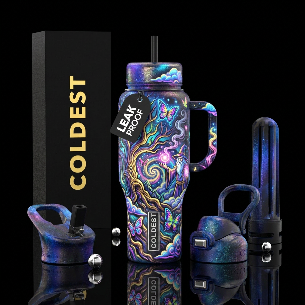 Wild Wizard water bottle design