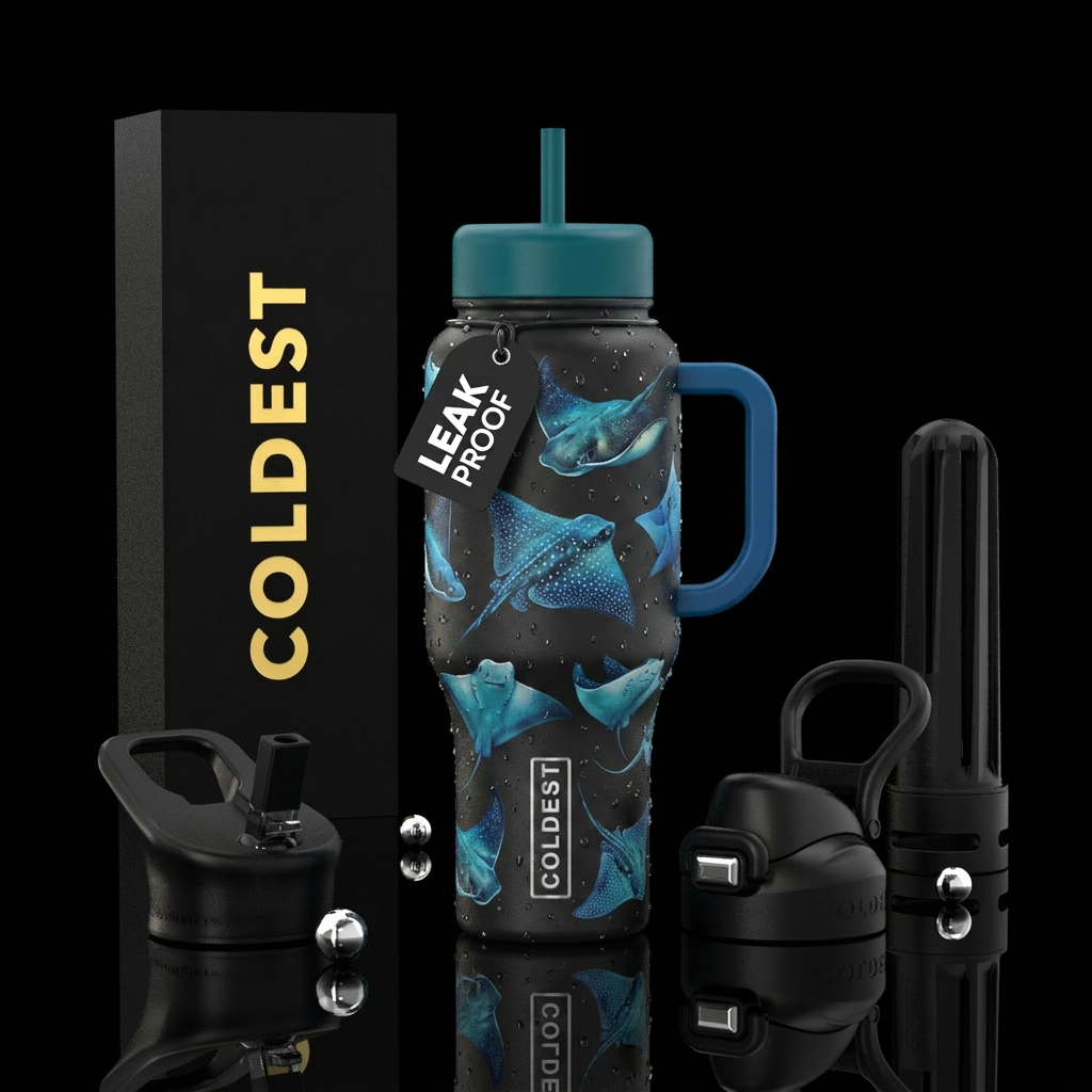 Stingray water bottle design