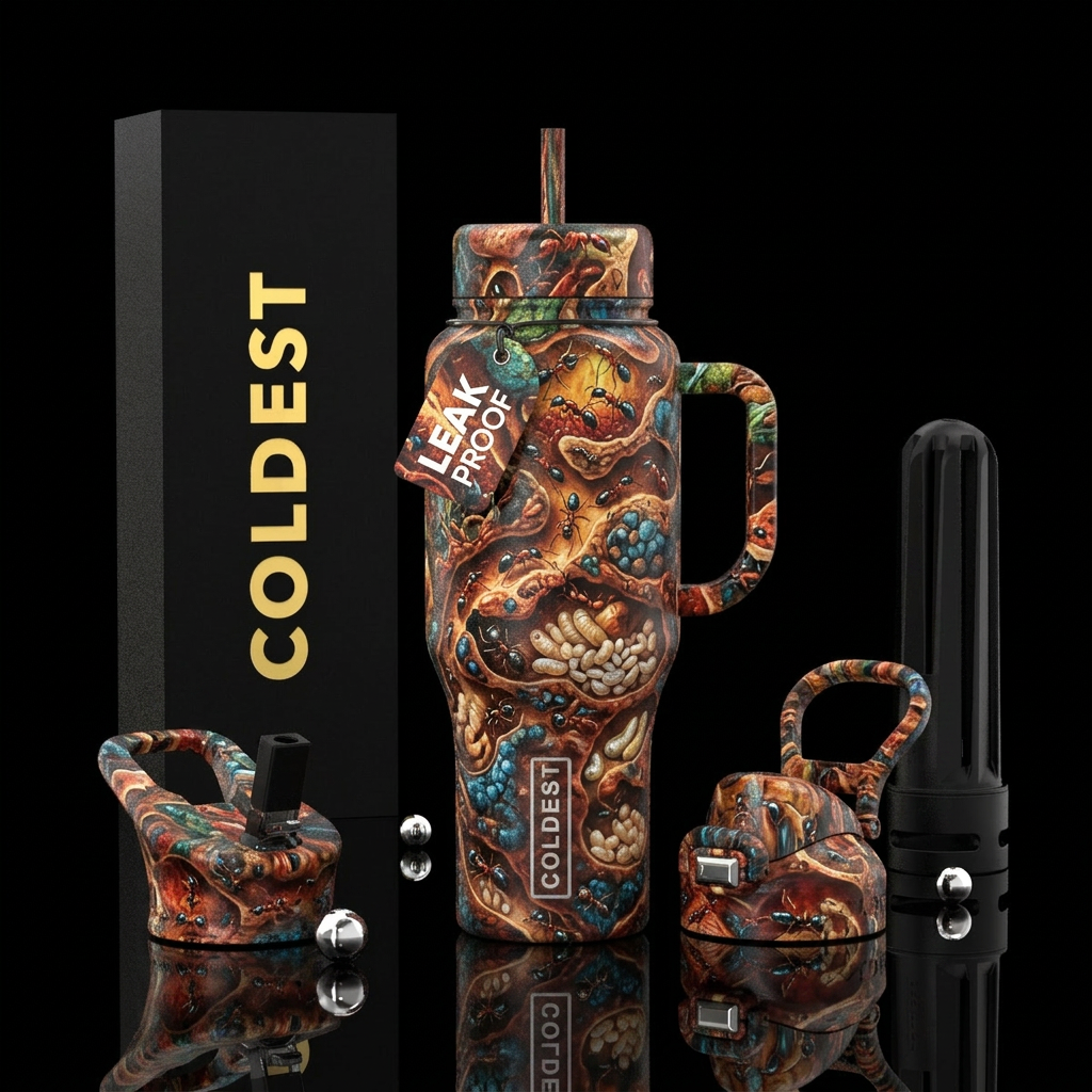 Ant colony water bottle design