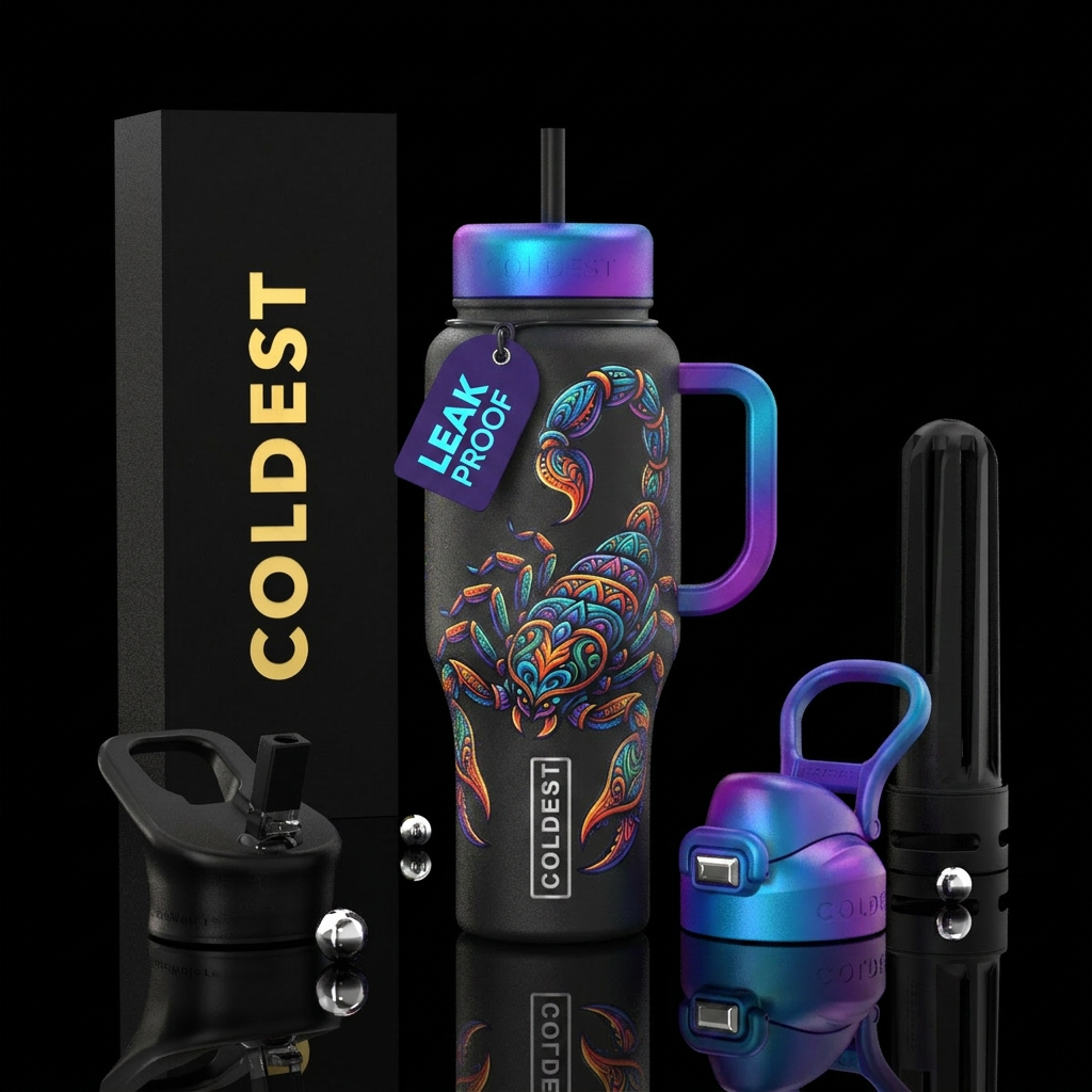 Scorpion water bottle design