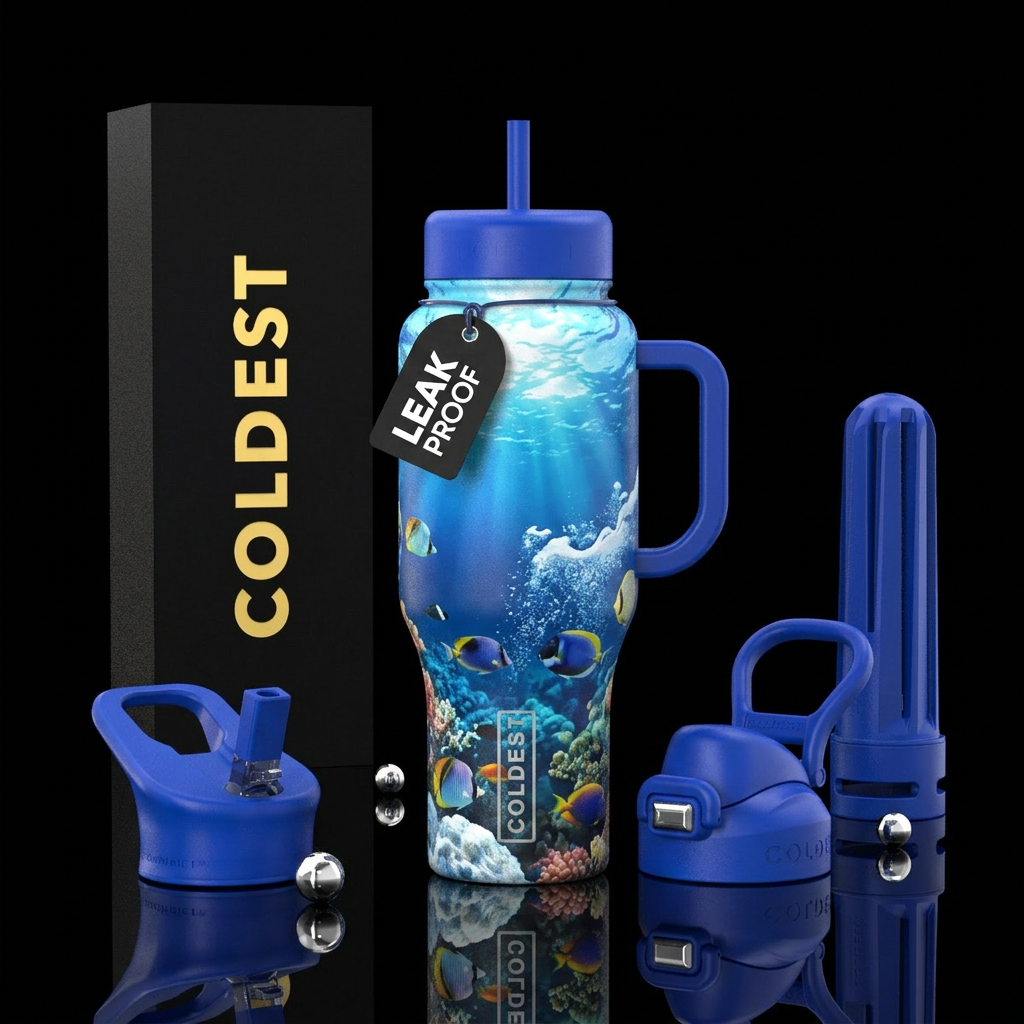 Ocean water bottle design