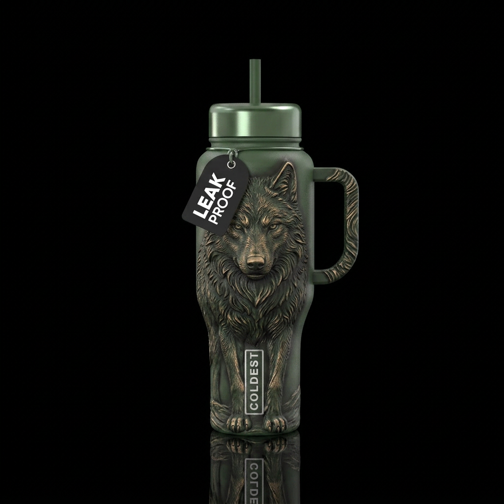 Great wolf water bottle design