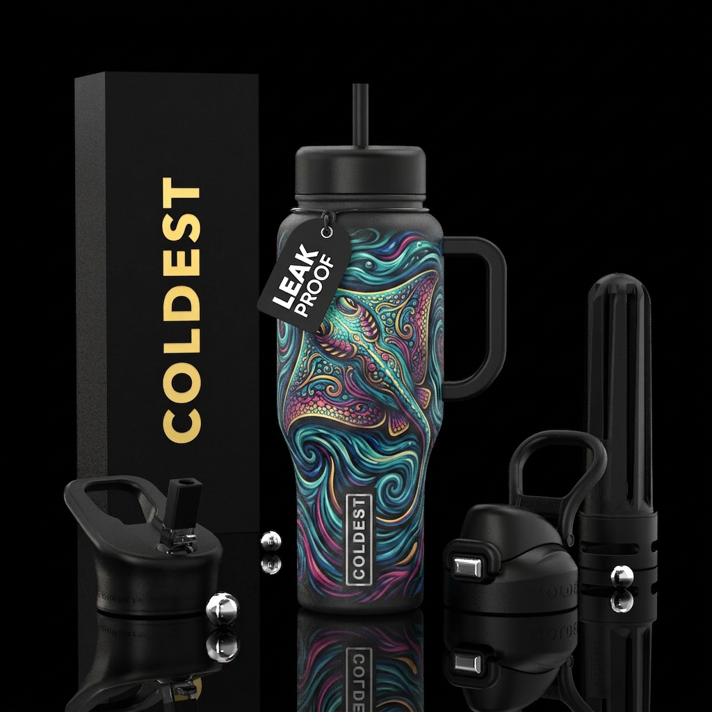 Stingray water bottle design