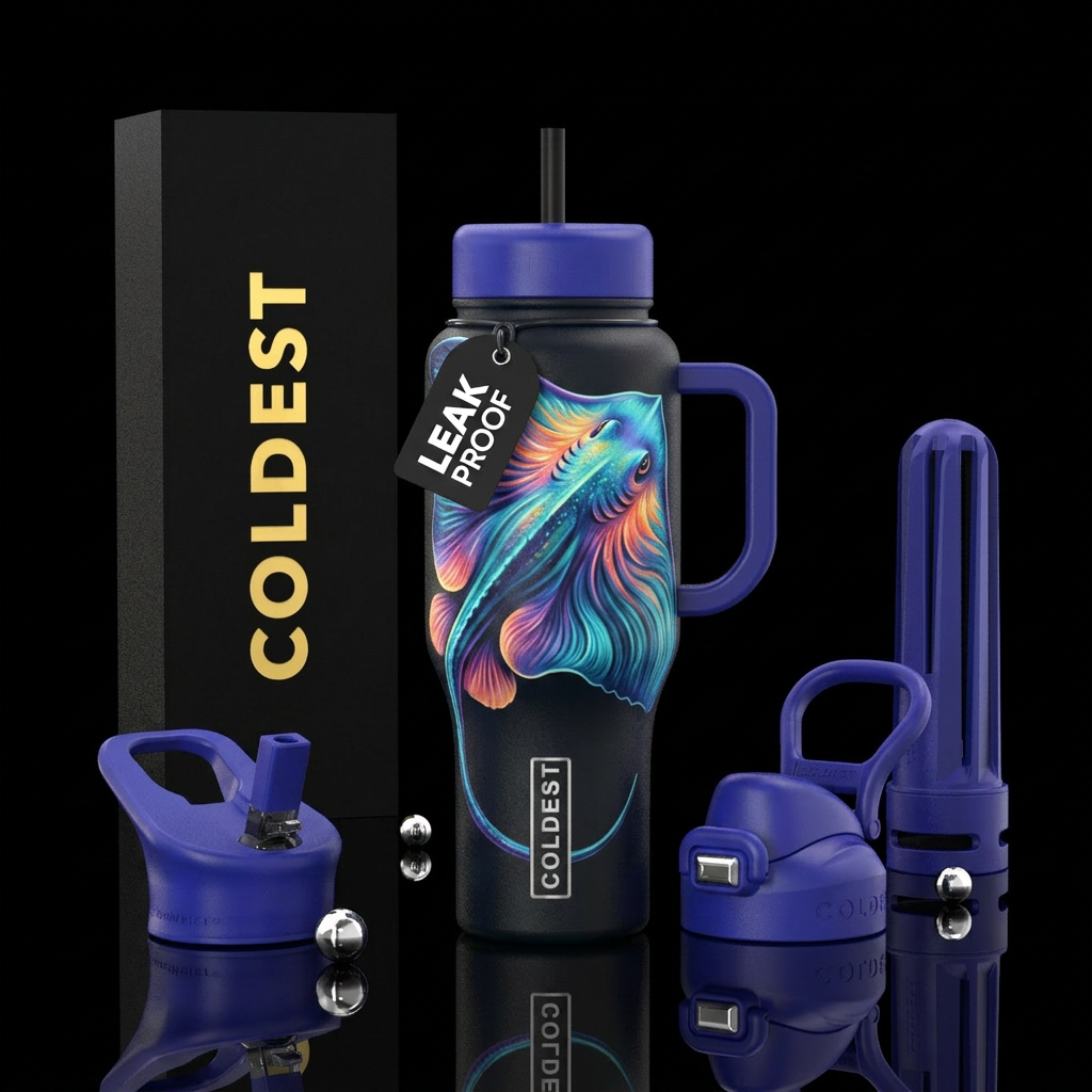 Stingray water bottle design