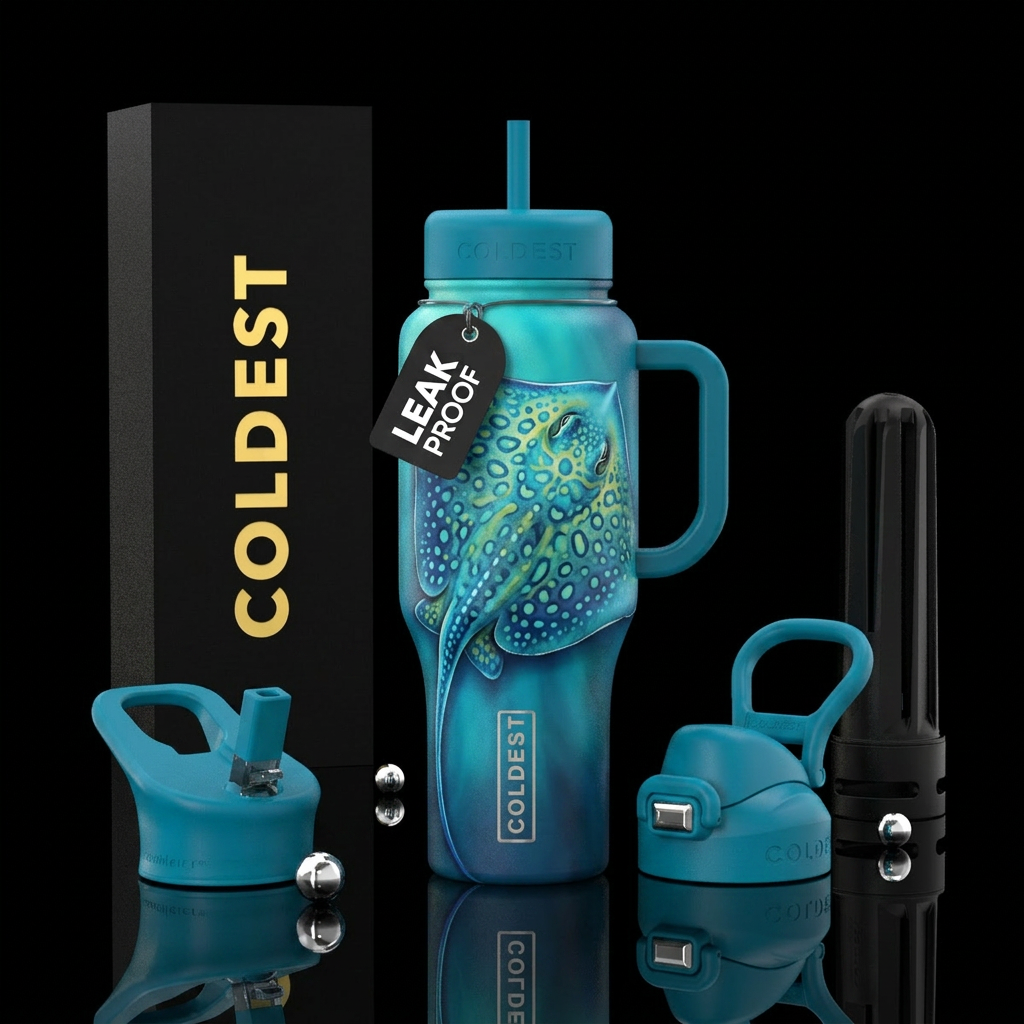 Stingray water bottle design