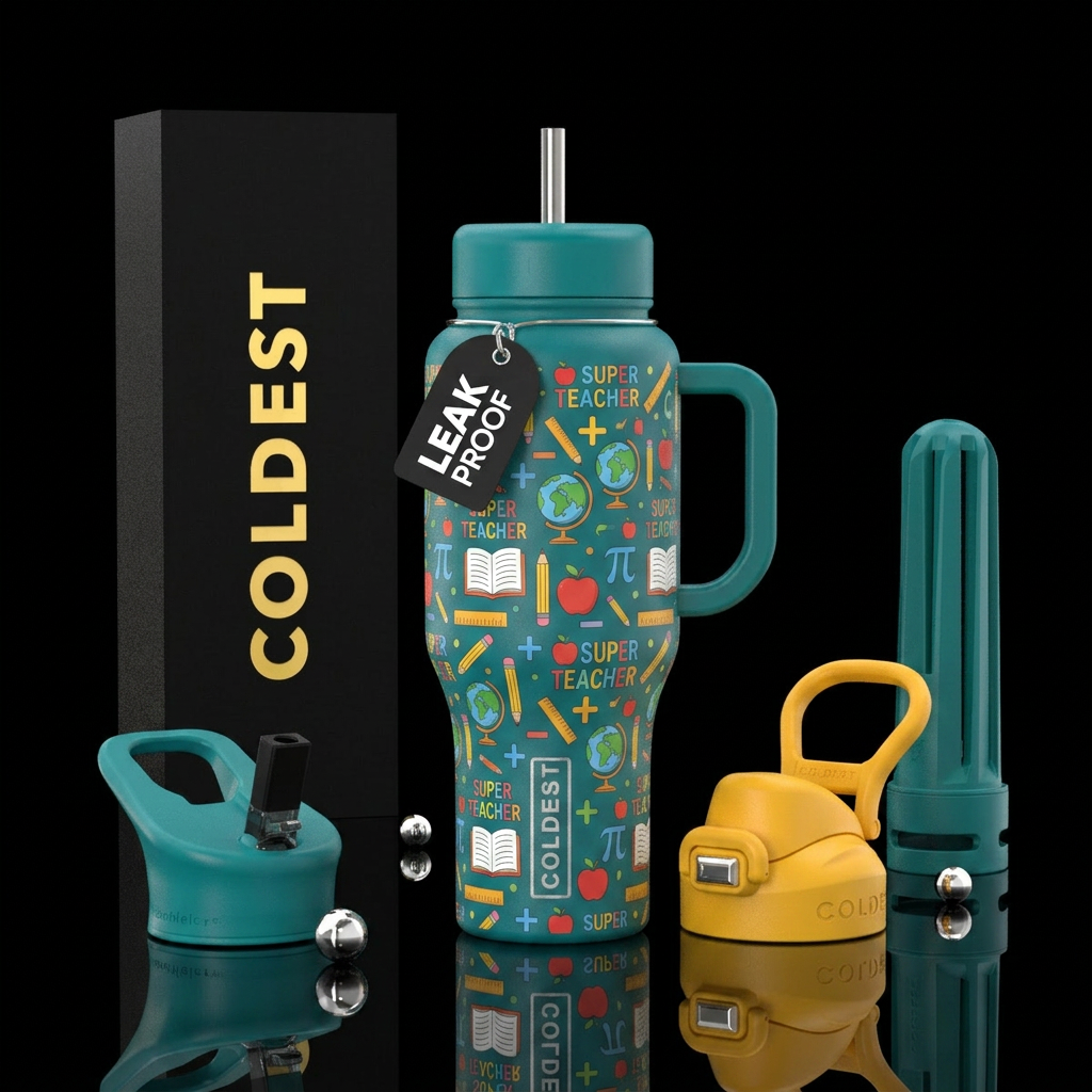 Teacher inspired designs water bottle design