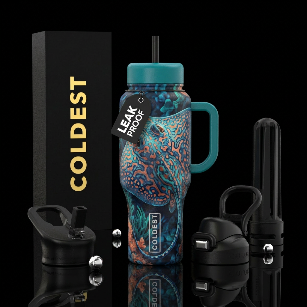 Stingray water bottle design