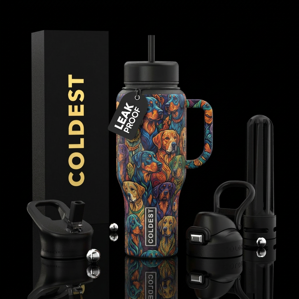 Dog water bottle design