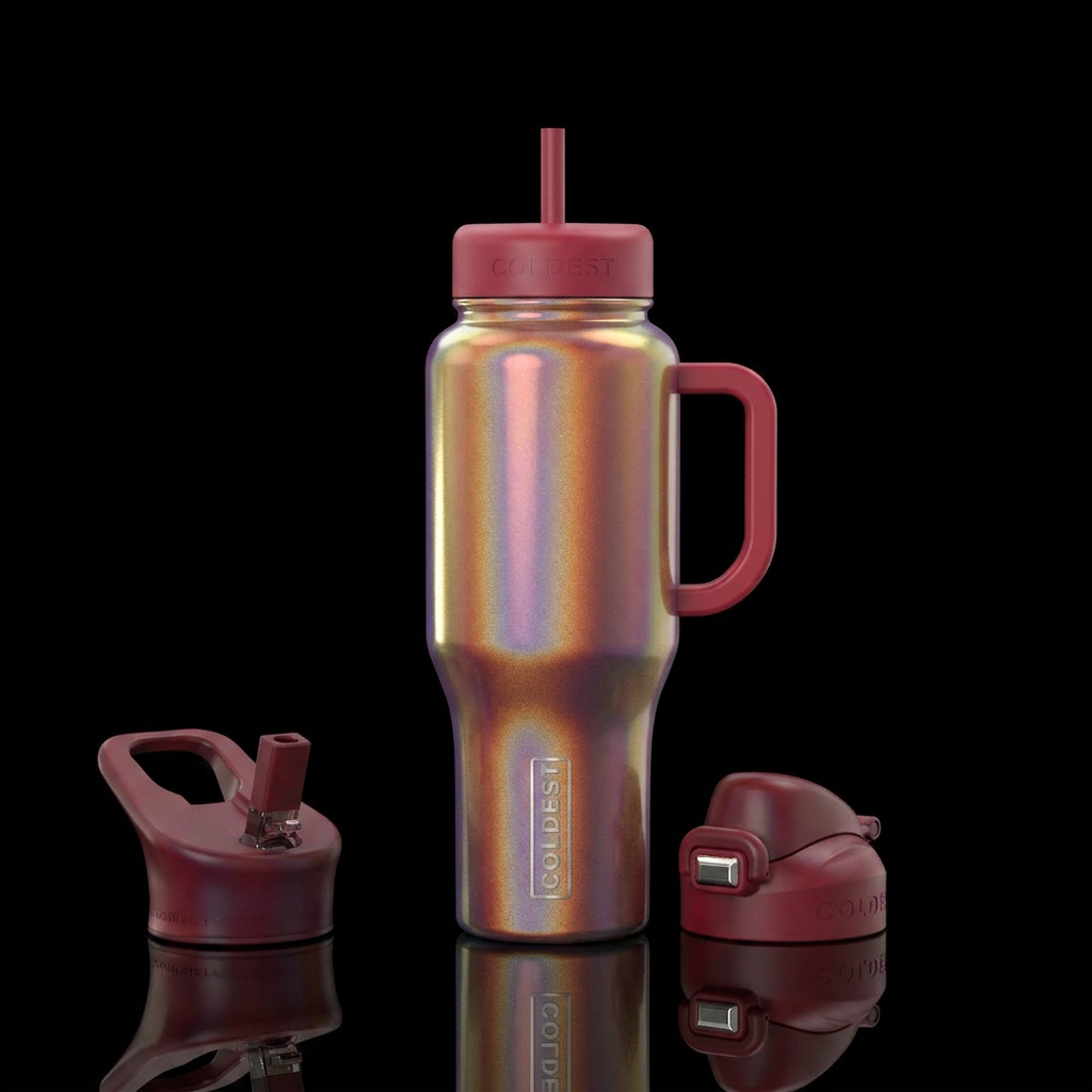 Sunset opal water bottle design
