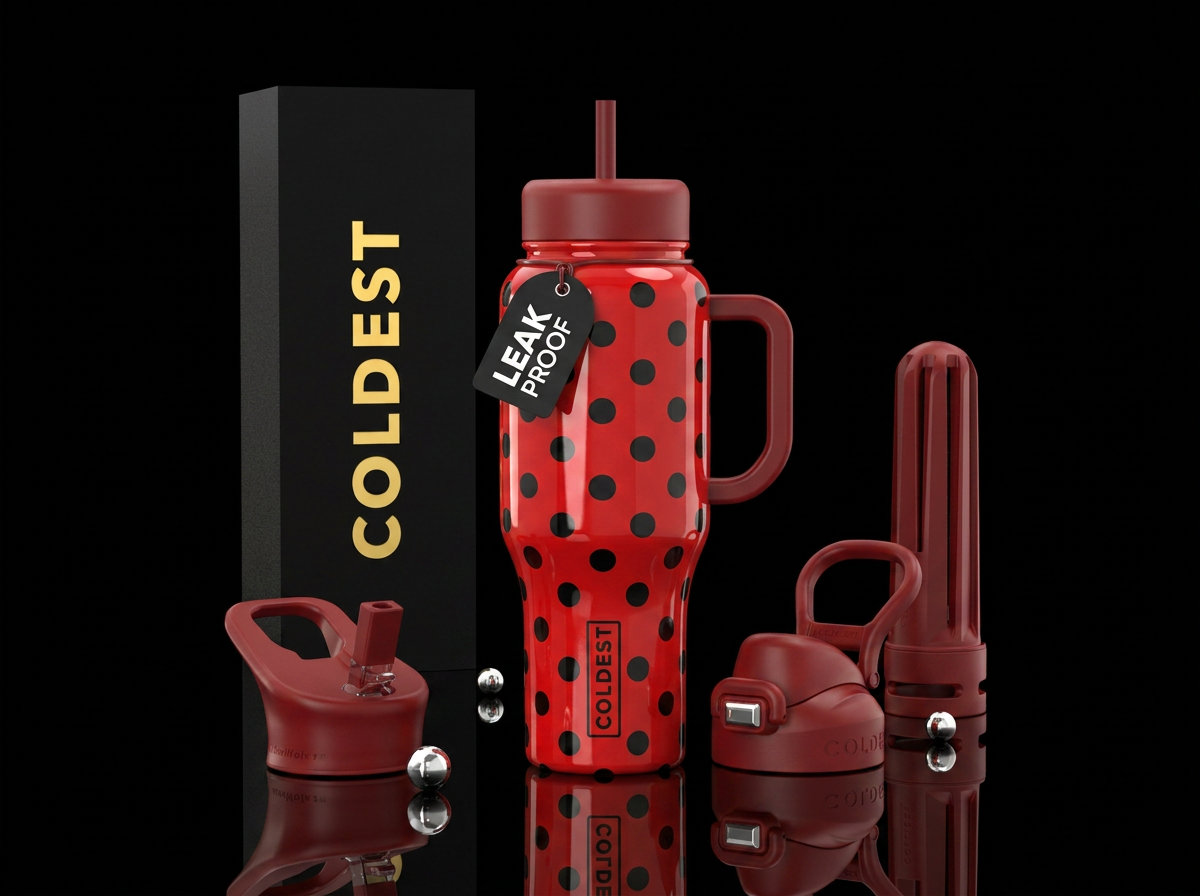 Ladybug water bottle design