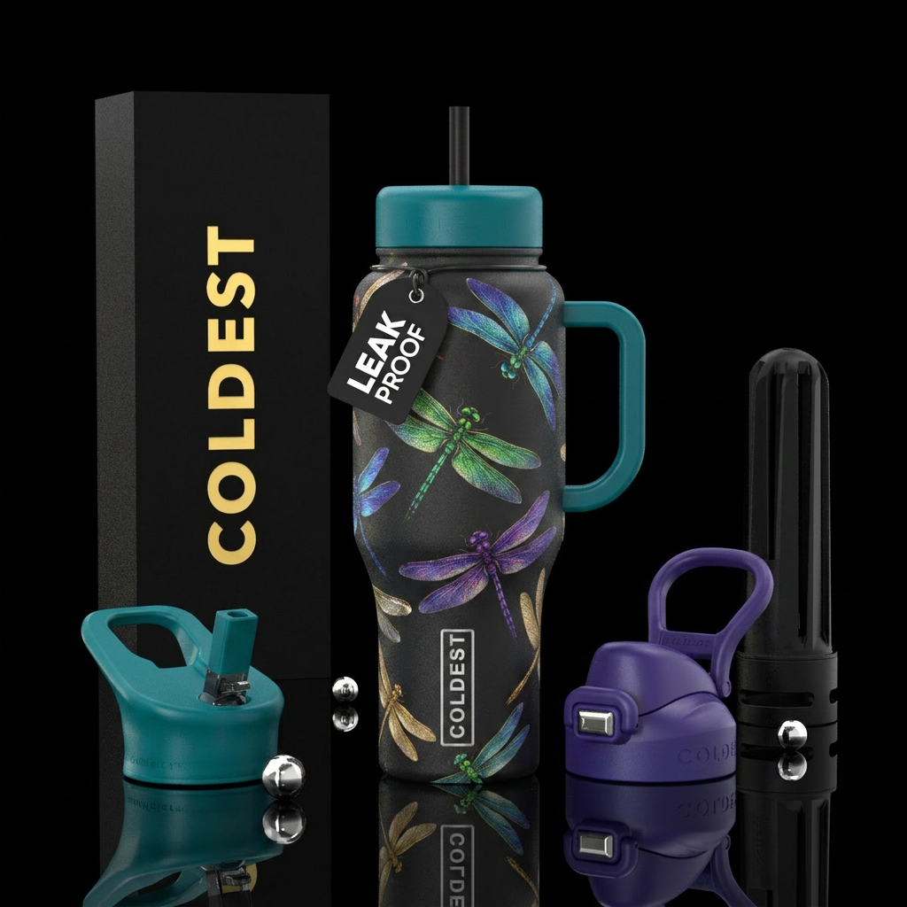 Dragonfly water bottle design
