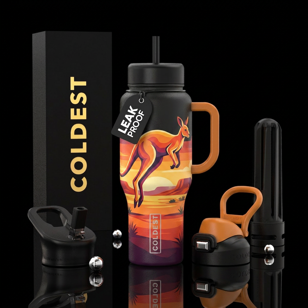Kangaroo water bottle design