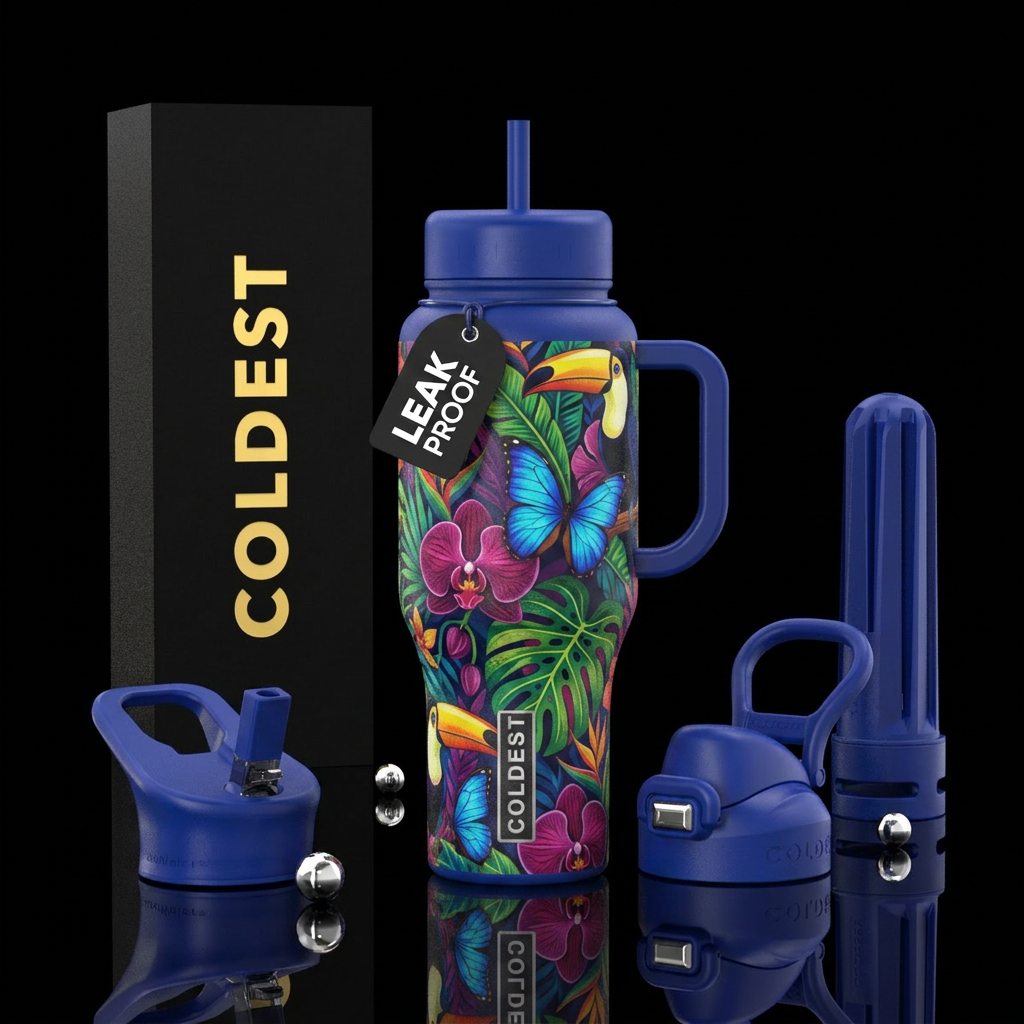 Art water bottle design