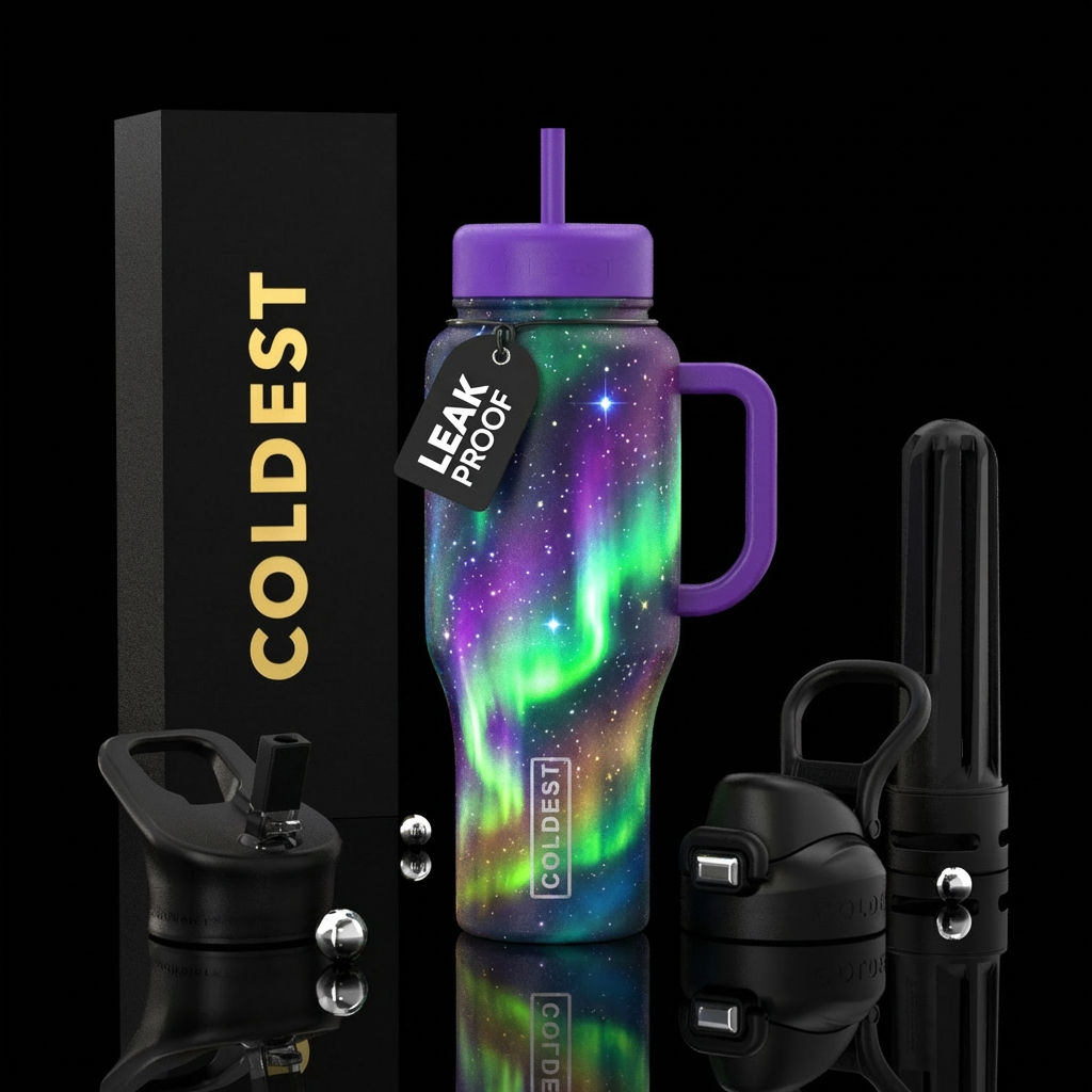Borealis Ascension water bottle design
