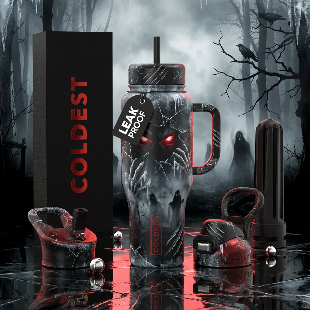 Sinister Touch water bottle design