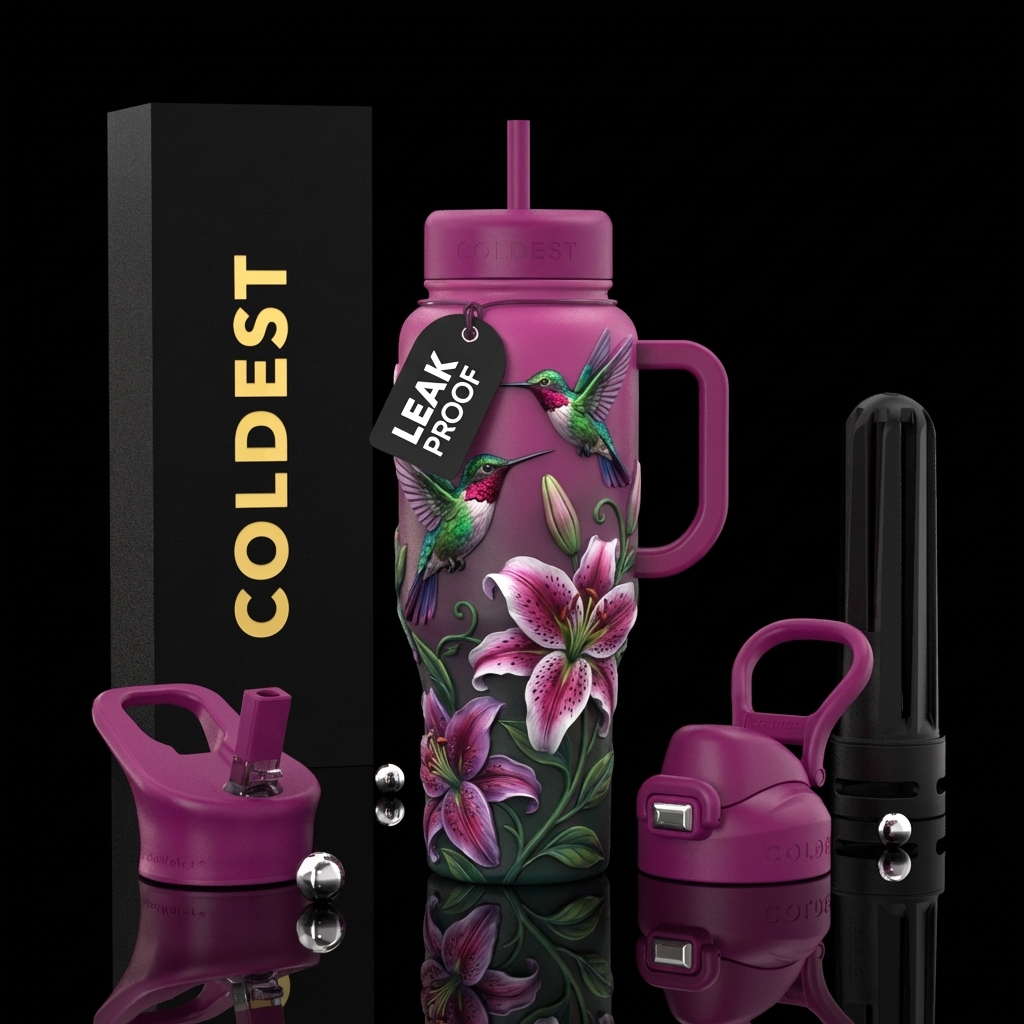 The Hummingbird water bottle design