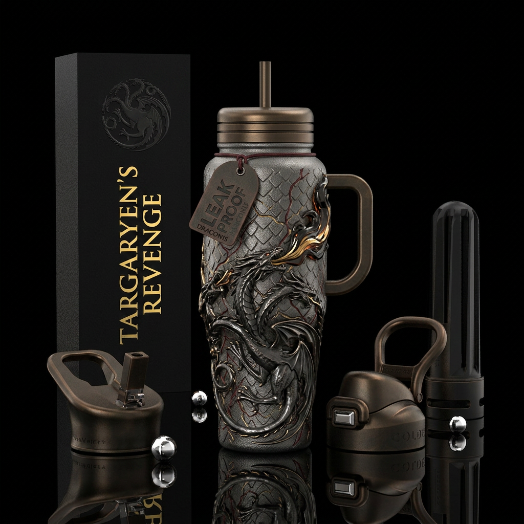 Targaryeans revenge water bottle design