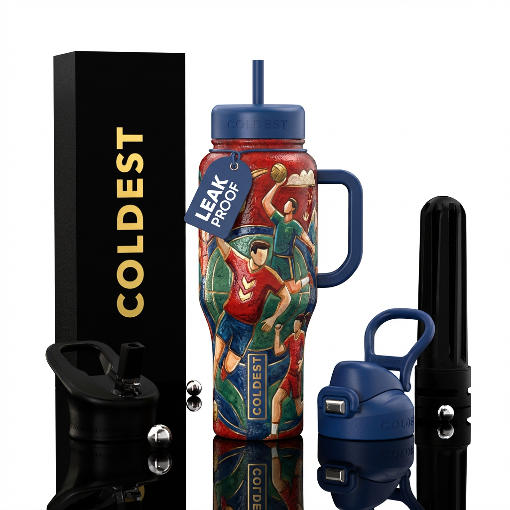 Hummel inspired sports water bottle design