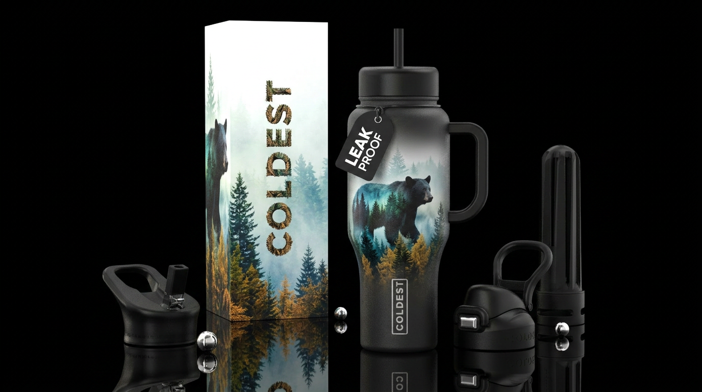 Bear................................................. water bottle design