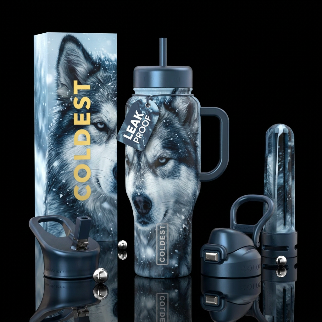 Malamute ----------------------------------------- water bottle design